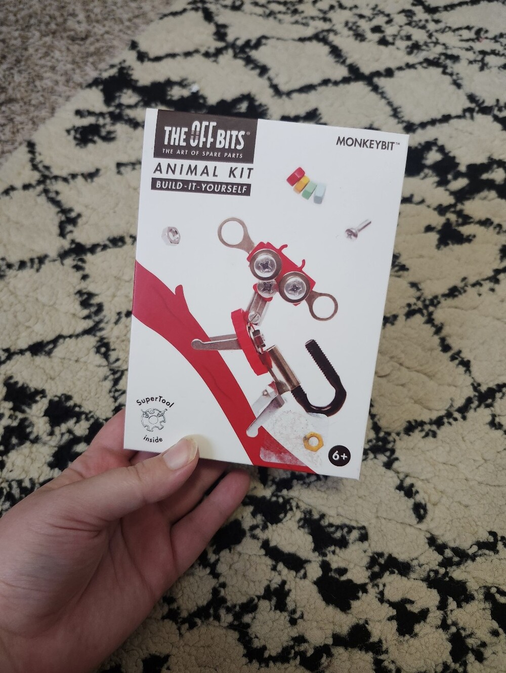MonkeyBit Animal Kit - Red Build-It-Yourself Kids Toy